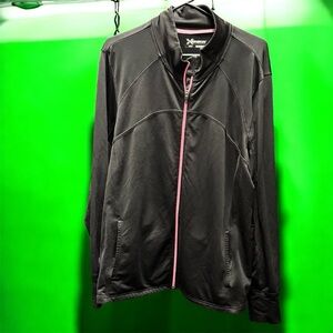 Xersion Athletic dri fit Jacket Pink Zipper 2XL no stains or wear w pockets